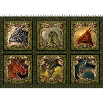 Dragons "the Ancients" - Panel Portraits Multi - 76x115cm